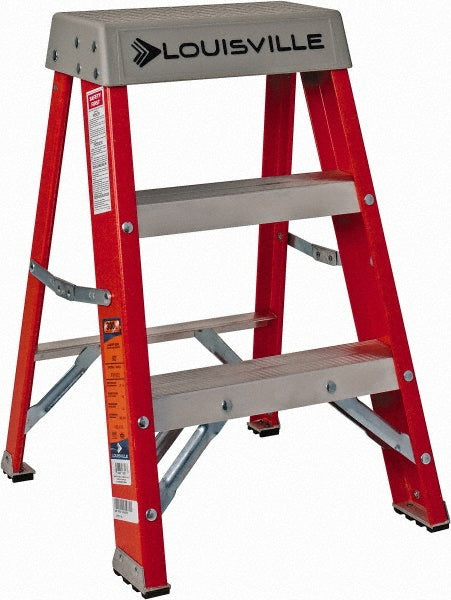 Louisville FS1502 2-Step Fiberglass Step Ladder Type IA, 2' High
