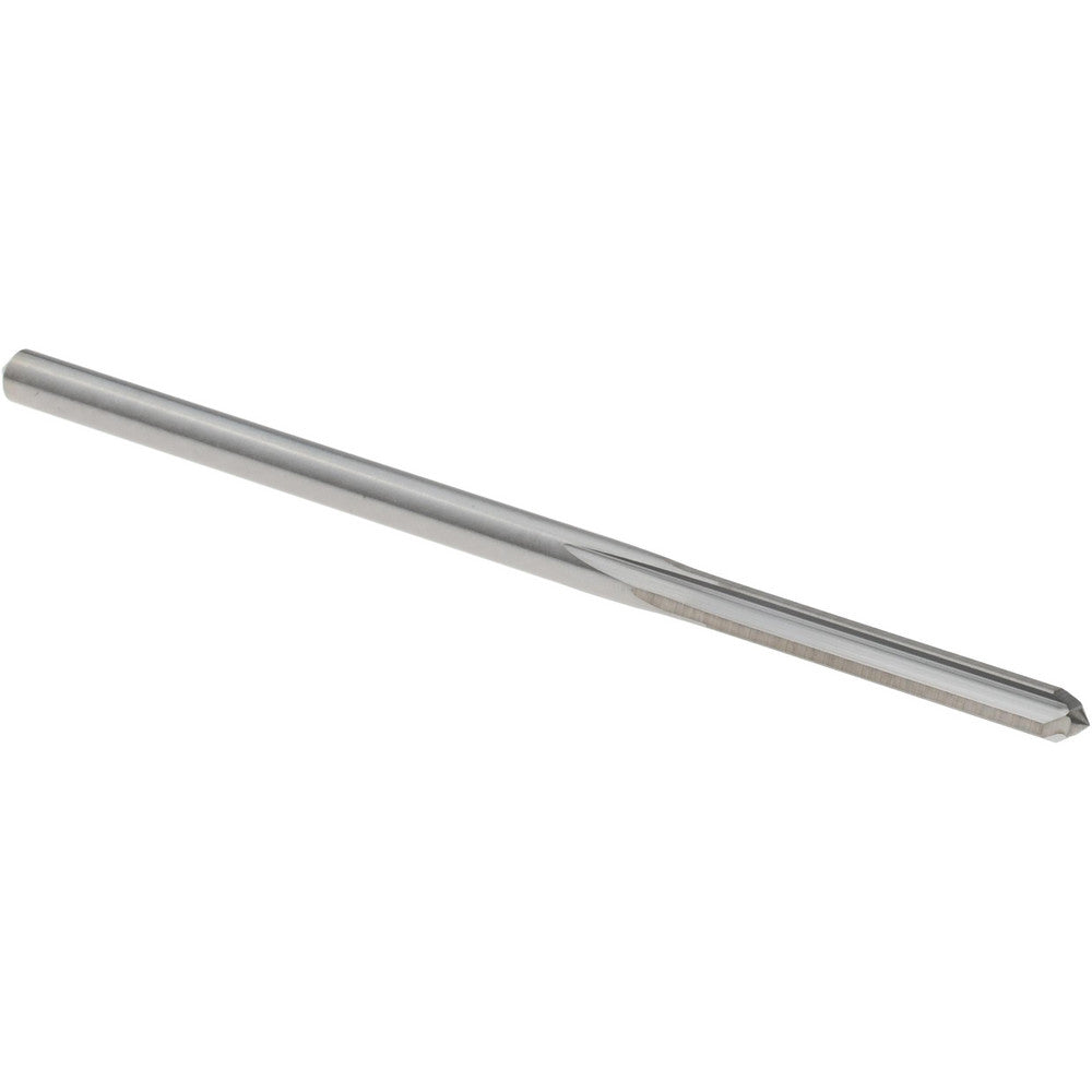 M.A. Ford 27211350 Chucking Reamer 0.1135" Dia, 2-1/4" OAL, 5/8" Flute Length, Straight Flute, Straight-Cylindrical Shank, Solid Carbide