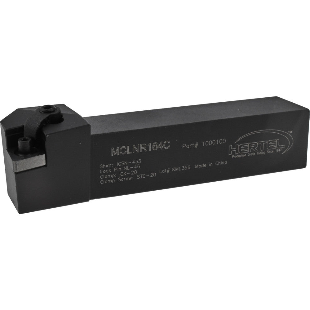 Hertel 1000100 RH MCLN Negative Rake Indexable Turning Toolholder