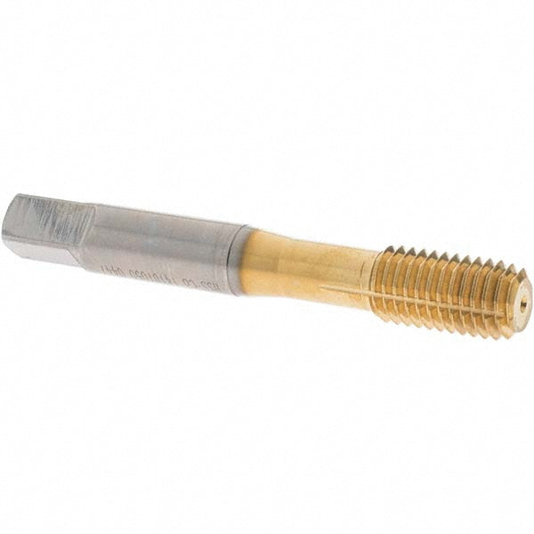 OSG 1410105005 Thread Forming Tap M10x1.5 Metric Coarse, 4H Class of Fit, Modified Bottoming Chamfer, Cobalt, TiN Finish