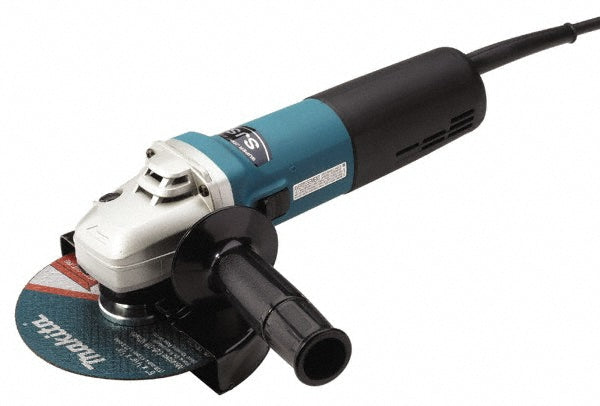 Makita 9566CV Corded Angle Grinder 6" Wheel Dia, 4,000 to 9,000 RPM, 5/8-11 Spindle