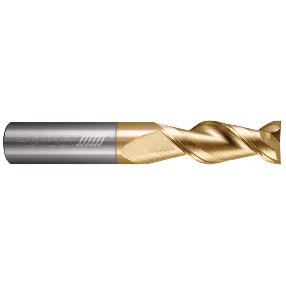 Helical Solutions 00167 Square End Mill 1/4" Dia, 3/4" LOC, 2 Flute, Solid Carbide