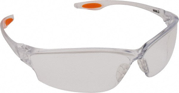 MCR Safety LW210 Safety Glasses Scratch-Resistant, Polycarbonate, Clear Lenses, Full-Framed