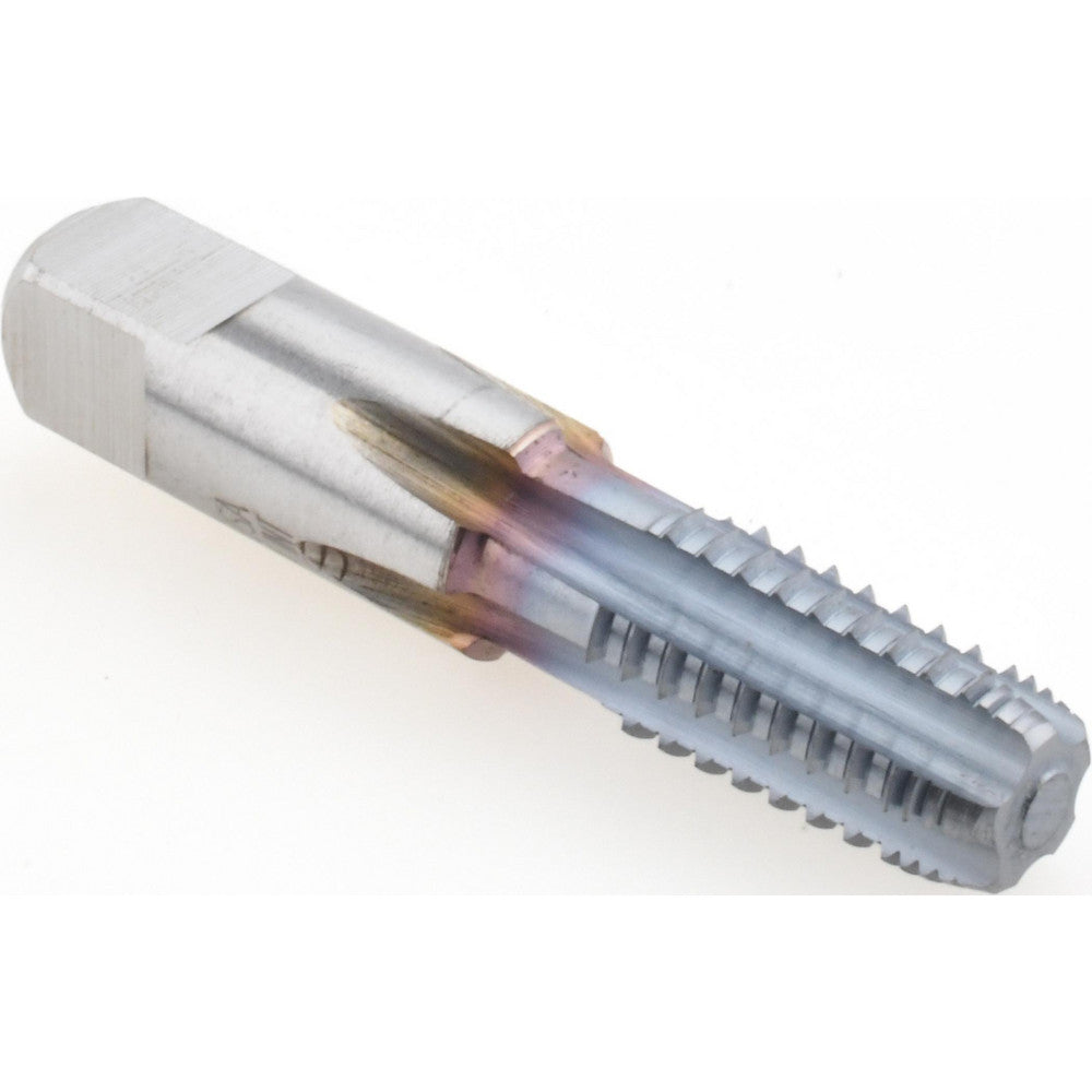Hertel R127097C-S 1/8-27 NPT, 5 Flutes, TiCN Coated, High Speed Steel, Interrupted Thread Pipe Tap