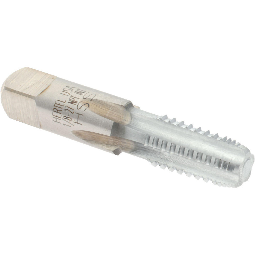 Hertel R127097K-S 1/8-27 NPT, 5 Flutes, Chrome Plated, High Speed Steel, Interrupted Thread Pipe Tap