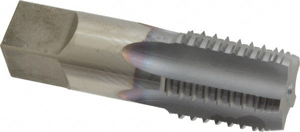 Hertel R127735C-S 3/4-14 NPT, 5 Flutes, TiCN Coated, High Speed Steel, Interrupted Thread Pipe Tap