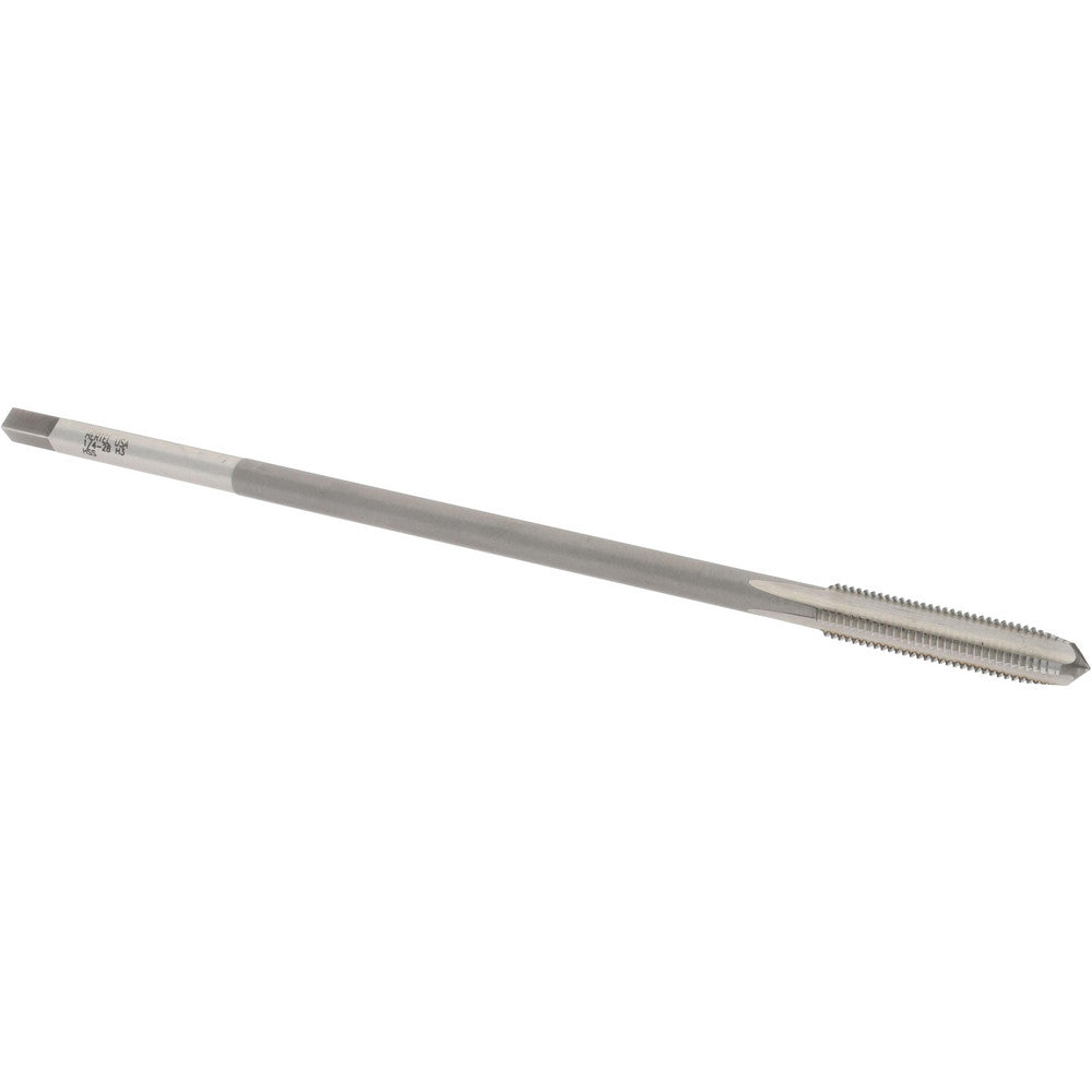 Hertel G837583 Extension Tap 1/4-28, 4 Flutes, H3, Bright/Uncoated, High Speed Steel, Standard Hand