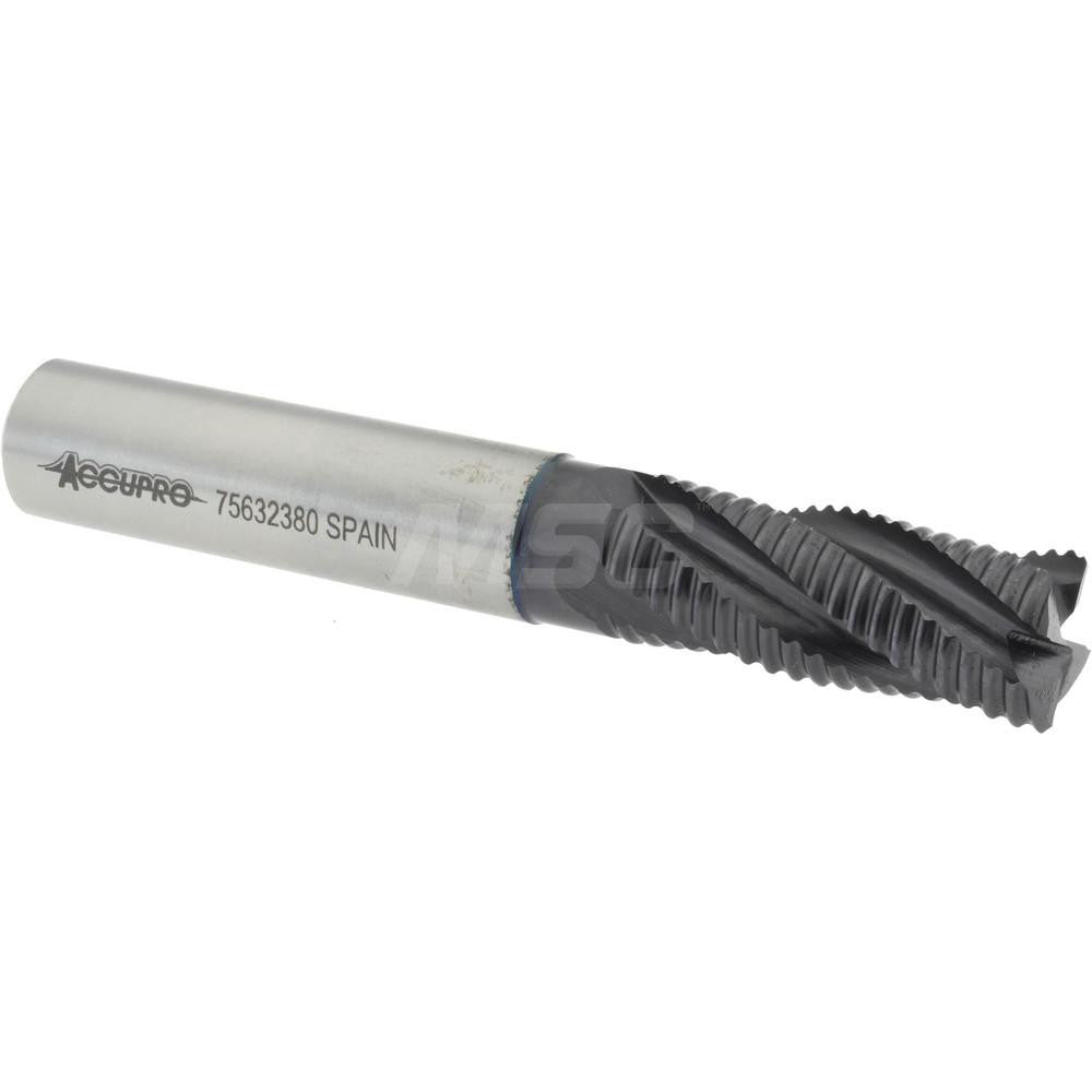 Accupro 33081 Corner Chamfer End Mill 0.5" Dia, 1.25" LOC, 4 Flute, Powdered Metal