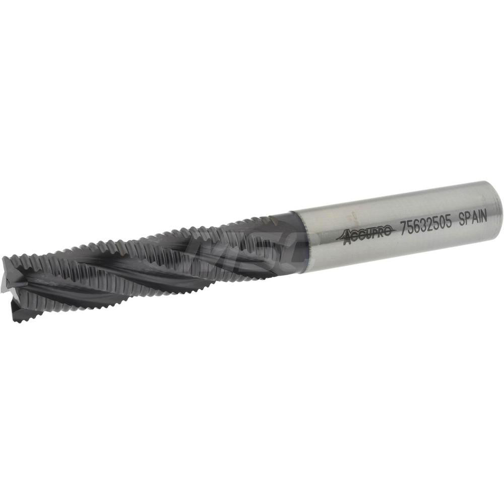 Accupro 35404 Corner Chamfer End Mill 0.5" Dia, 2" LOC, 4 Flute, Powdered Metal