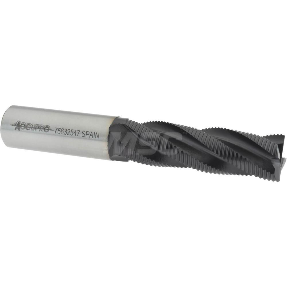 Accupro 35408 Corner Chamfer End Mill 0.75" Dia, 2.5" LOC, 4 Flute, Powdered Metal