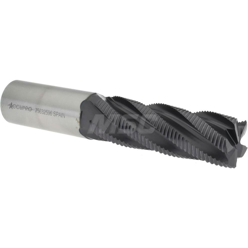 Accupro 35413 Corner Chamfer End Mill 1" Dia, 3" LOC, 5 Flute, Powdered Metal