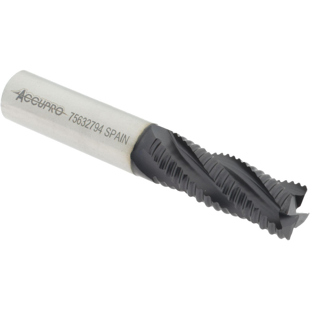 Accupro 35304 Corner Chamfer End Mill 0.625" Dia, 1.625" LOC, 4 Flute, Powdered Metal