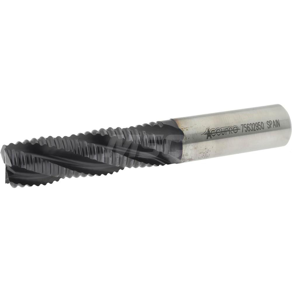Accupro 35348 Corner Chamfer End Mill 0.75" Dia, 2.5" LOC, 4 Flute, Powdered Metal