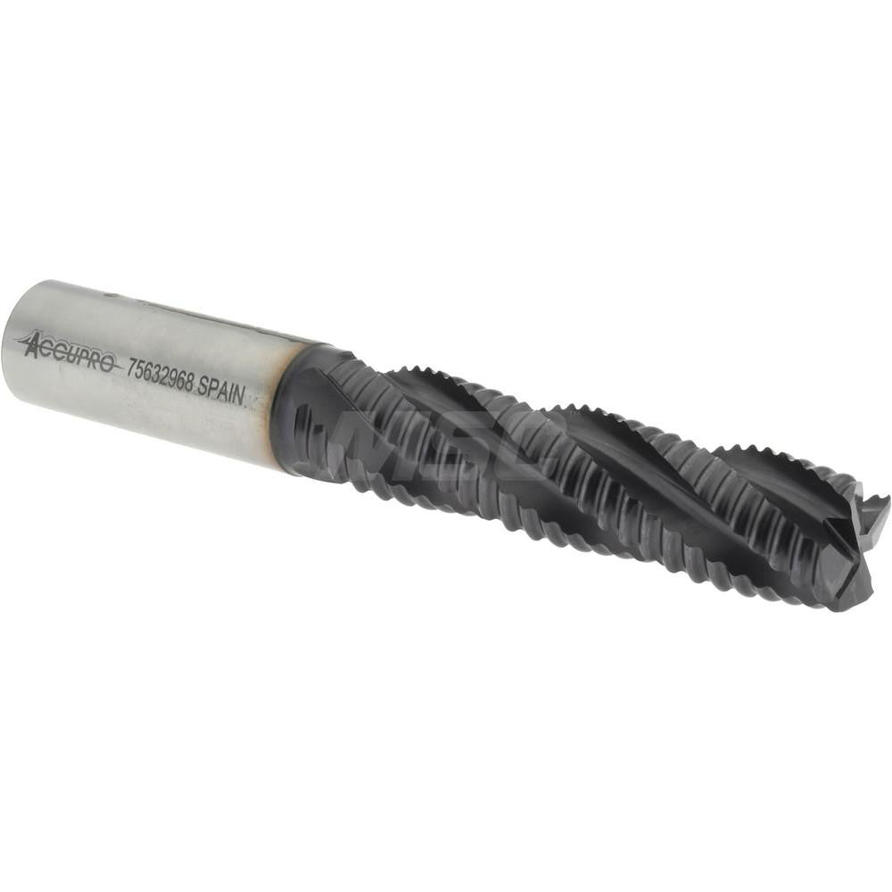 Accupro 35349 Corner Chamfer End Mill 0.75" Dia, 3" LOC, 4 Flute, Powdered Metal