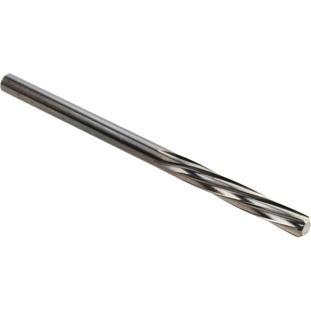 Magafor 88860003230 Chucking Reamer 3.23 mm Dia, 2-1/4" OAL, 19/32" Flute Length, Spiral Flute, Straight-Cylindrical Shank, Solid Carbide