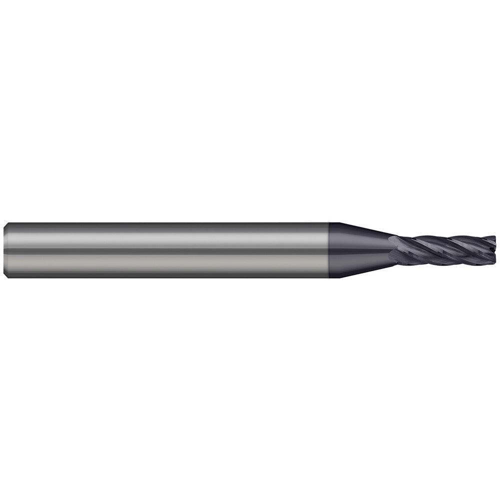 Harvey Tool 719910-C3 Corner Radius End Mill 1/8" Dia, 3/8" LOC, 0.0100" Radius, 5 Flute, Solid Carbide