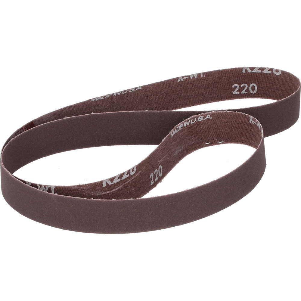Norton 78072720871 Abrasive Belt 1" Wide, 42" Long, 220 Grit, Aluminum Oxide