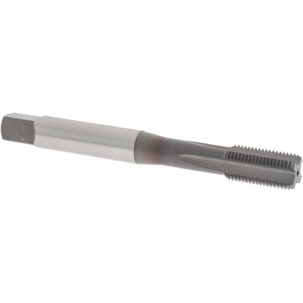 OSG 1105200308 Straight Flute Tap M10x1.00 Metric Fine, 4 Flutes, Bottoming, Powdered Metal, TiCN Coated