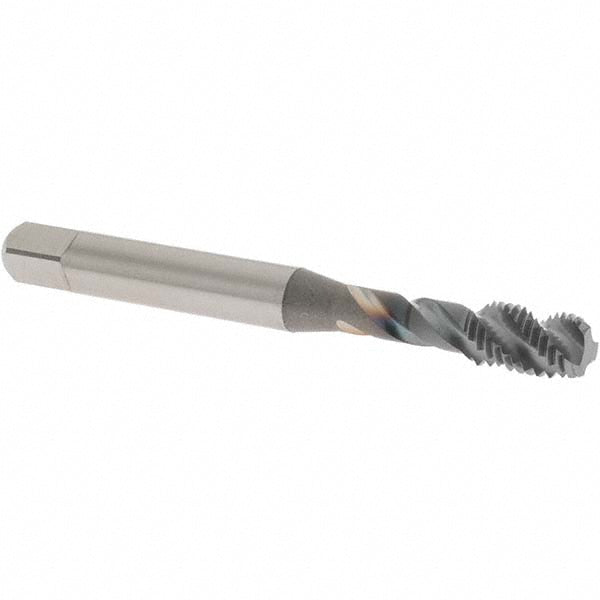 OSG 0137308 Spiral Flute Tap 1/4-28 UNF, 3 Flutes, Bottoming, 3B Class of Fit, Vanadium High Speed Steel, TICN Coated