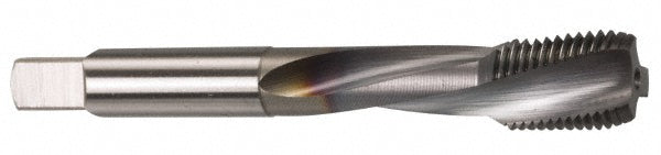 OSG 1706108 Spiral Flute Tap M10x1.5, Metric Coarse, 3 Flute, Modified Bottoming Chamfer, 6H Class of Fit, Powdered Metal, TiCN Finish