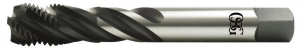 OSG 1301501101 Spiral Flute Tap 1-1/8-8, UN, 4 Flute, Modified Bottoming Chamfer, 2B Class of Fit, Vanadium High-Speed Steel, Oxide Finish