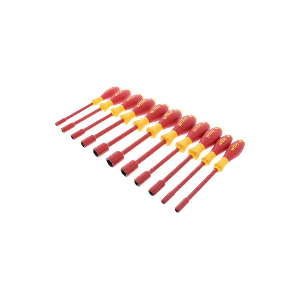Wiha 32296 Nut Driver Set 11 Pc, 5/32 to 5/8", Ergonomic Handle