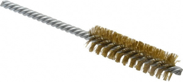 Weiler 98382 Power Tube Brush Helical, Brass