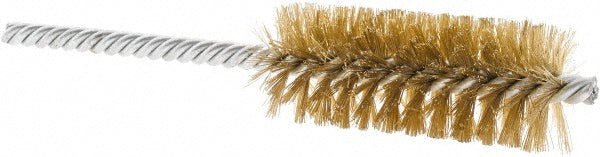 Weiler 98383 Power Tube Brush Helical, Brass