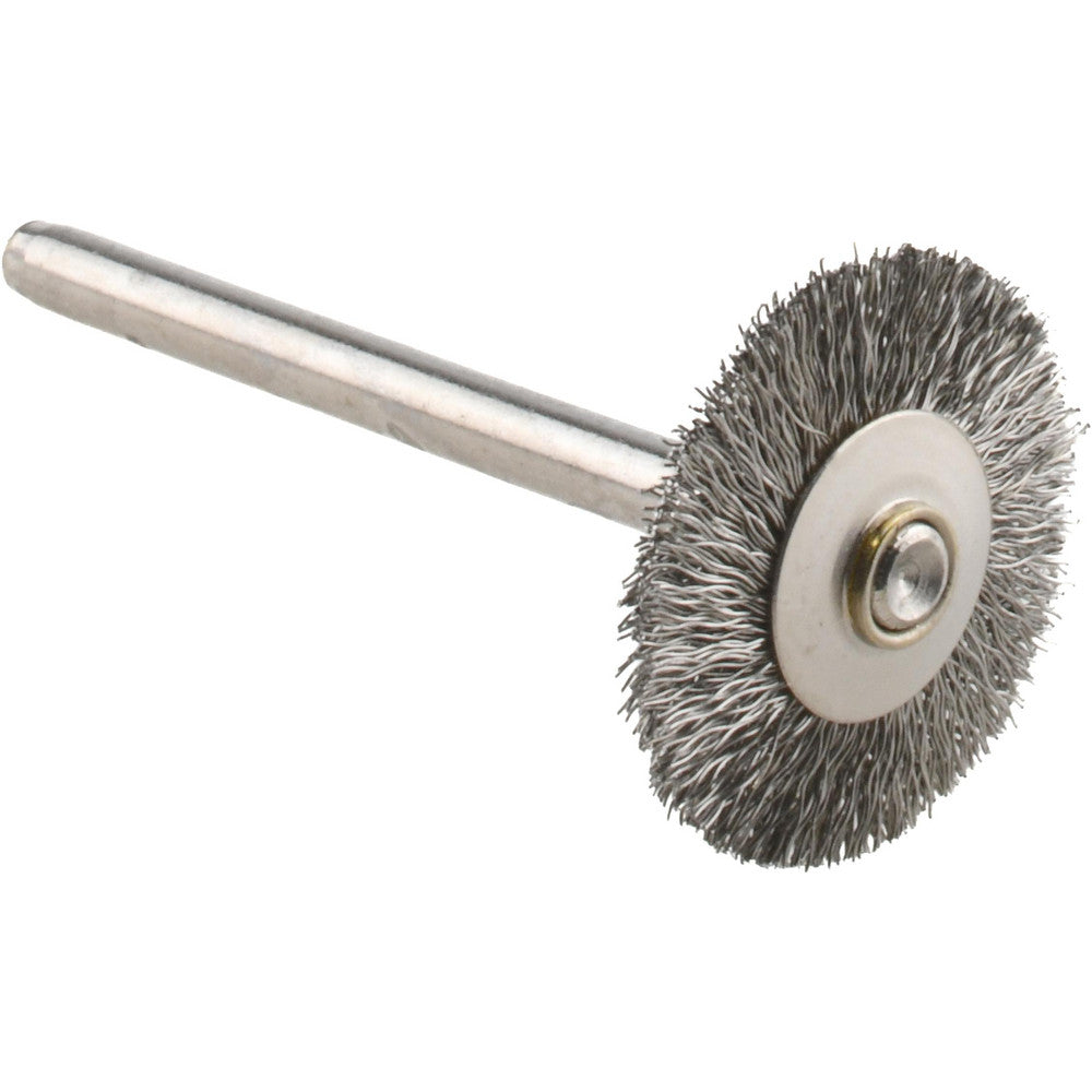Weiler 98428 Wheel Brush 3/4" Wheel Dia, 0.0050" Wire Dia, Crimped