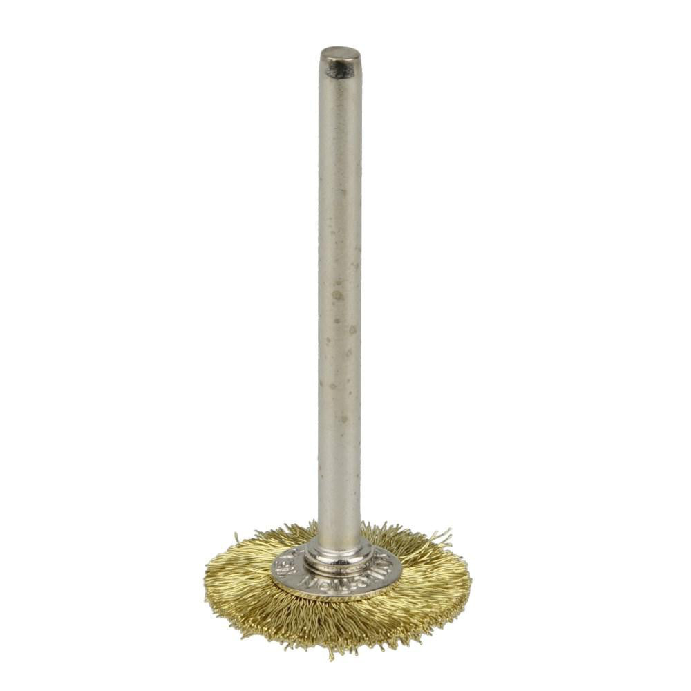 Weiler 26144 Wheel Brush 3/4" Wheel Dia, 0.0050" Wire Dia, Crimped