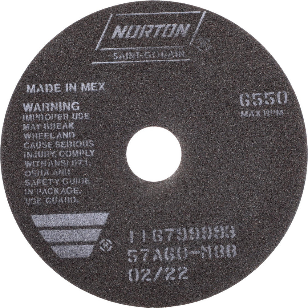 Norton 66252922681 Cut-Off Wheel 7" Dia, 1/16" Thick, 1-1/4" Hole, Aluminum Oxide