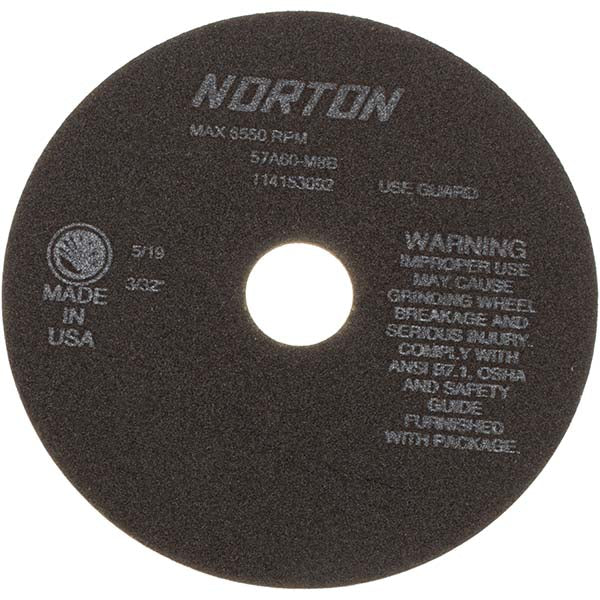 Norton 66252922690 Cut-Off Wheel 7" Dia, 3/32" Thick, 1-1/4" Hole, Aluminum Oxide