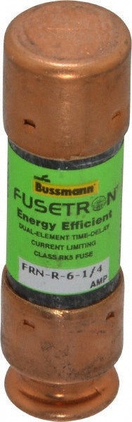 Cooper Bussmann FRN-R-6-1/4 General Purpose Fuse Time Delay, RK5, 6.25 A