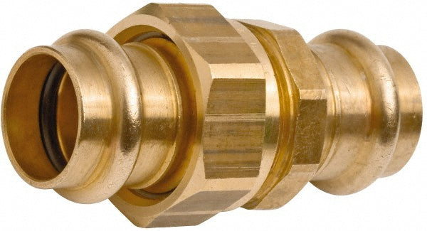 NIBCO 9256640PC Wrot Copper Pipe Union 1-1/2" Fitting, P x P, Press Fitting, Lead Free