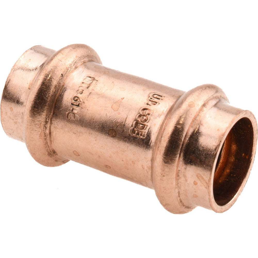 NIBCO 9020300PC Wrot Copper Pipe Coupling 1/2" Fitting, P x P, Press Fitting, Lead Free