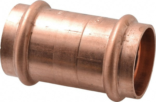 NIBCO 9020600PC Wrot Copper Pipe Coupling 1-1/2" Fitting, P x P, Press Fitting, Lead Free