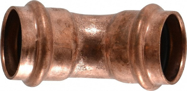 NIBCO 9043000PC Wrot Copper Pipe 45 ° Elbow 1" Fitting, P x P, Press Fitting, Lead Free