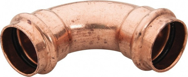 NIBCO 9055750PC Wrot Copper Pipe 90 ° Elbow 1" Fitting, P x P, Press Fitting, Lead Free