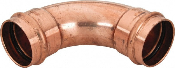 NIBCO 9056405PC Wrot Copper Pipe 90 ° Elbow 2" Fitting, P x P, Press Fitting, Lead Free