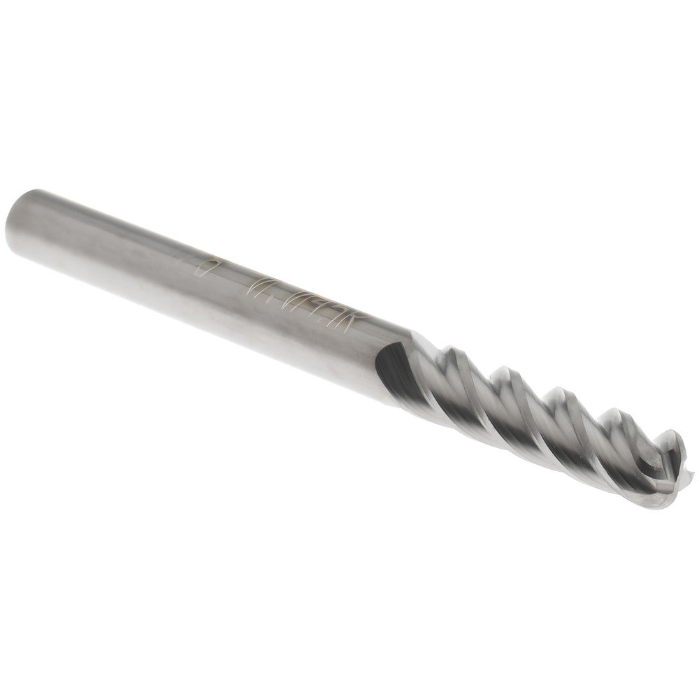 Accupro 75931790 Corner Radius End Mill 1/8" Dia, 1/2" LOC, 0.045" Radius, 4 Flutes, Solid Carbide