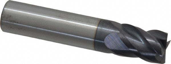 ProMax 111-03224 Square End Mill 1/2" Dia, 5/8" LOC, 4 Flute, Solid Carbide