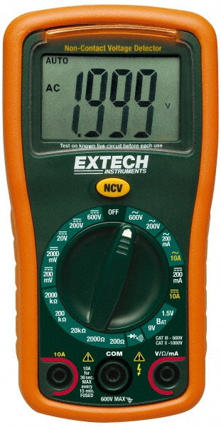 Extech EX310 CAT III, Digital & Manual Ranging Multimeter 600 VAC/VDC