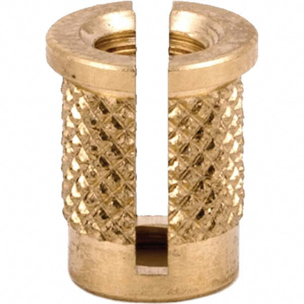 E-Z LOK 260-332-RS Press Fit Threaded Inserts Product Type Flanged Material Brass Drill Size 0.2500in Finish Uncoated Overall Length (Decimal Inch) 0.3750 Thread Size #10-32