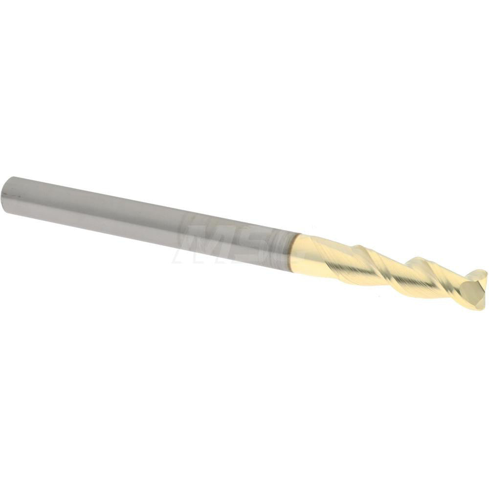 Accupro 312984 Corner Radius End Mill 3/16" Dia, 5/8" LOC, 45 deg Helix, Corner Radius End, Centercutting