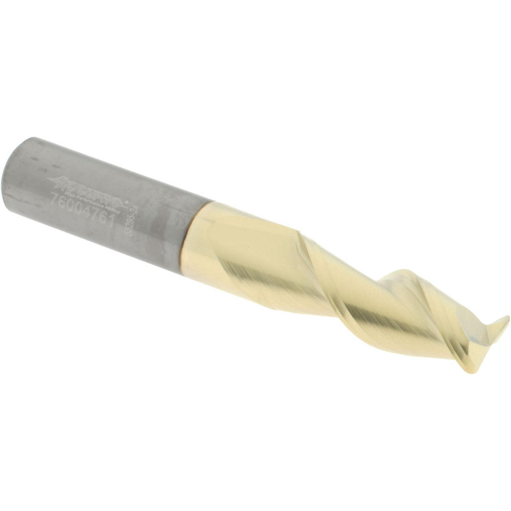 Accupro 313198 Corner Radius End Mill 3/8" Dia, 1" LOC, 45 deg Helix, Corner Radius End, Centercutting