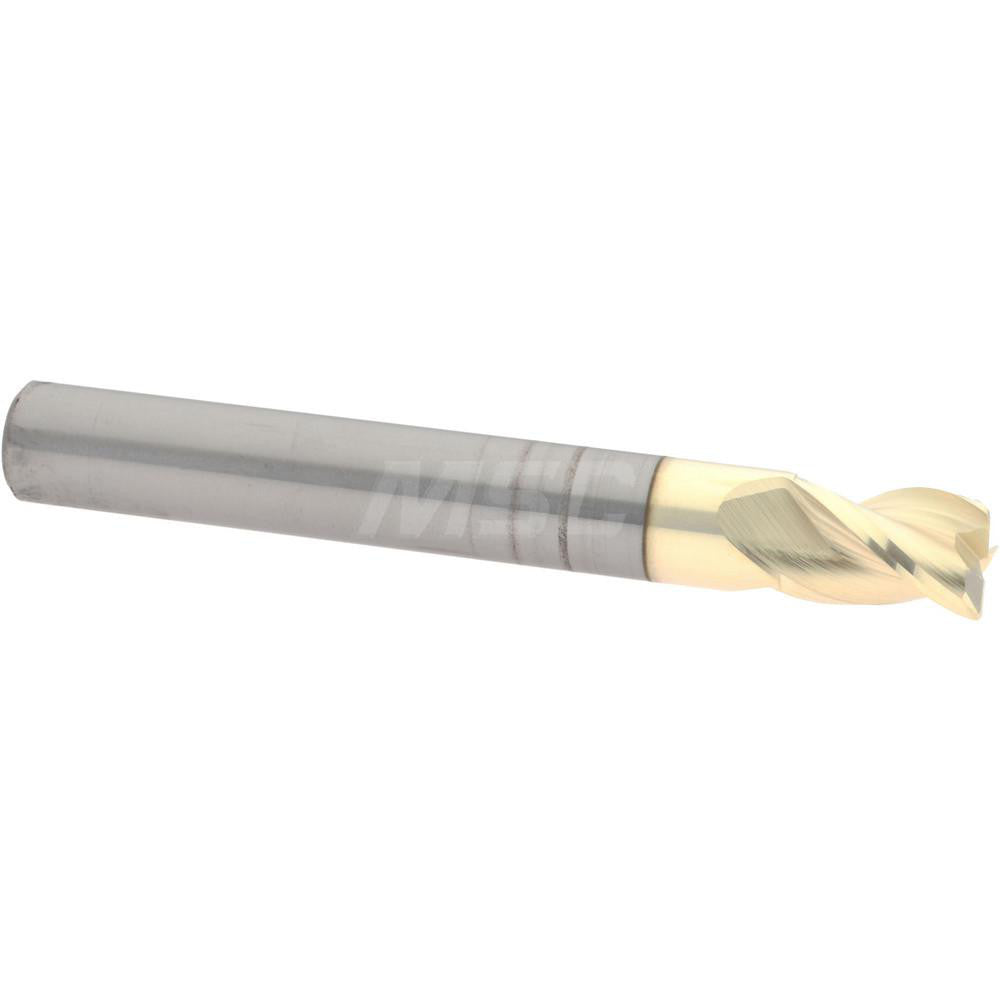 Accupro 314645 Corner Radius End Mill 5/16" Dia, 7/16" LOC, 0.0200" Radius, 3 Flute, Solid Carbide