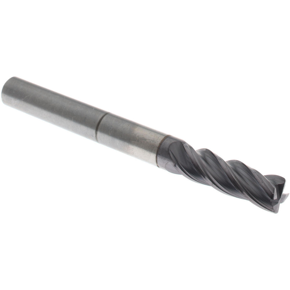 Accupro 95168380 Corner Radius End Mill 1/4" Dia, 3/4" LOC, 0.0200" Radius, 4 Flute, Solid Carbide