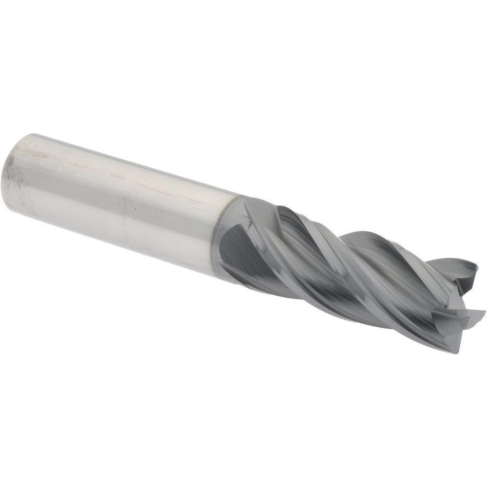 Accupro 95168296 Corner Radius End Mill 1/2" Dia, 1-1/4" LOC, 0.0200" Radius, 4 Flute, Solid Carbide