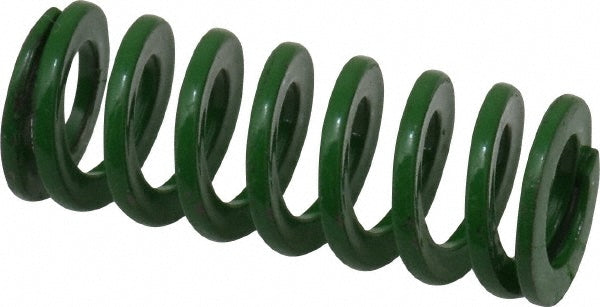 Dayton Lamina 9-0805-11 Die Spring 1/2" Hole Dia, 9/32" Rod Dia, 1-1/4" Free Length, Green