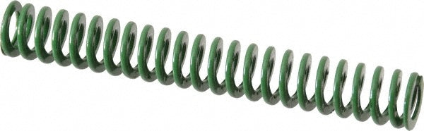 Dayton Lamina 9-0814-11 Die Spring 1/2" Hole Dia, 9/32" Rod Dia, 3-1/2" Free Length, Green